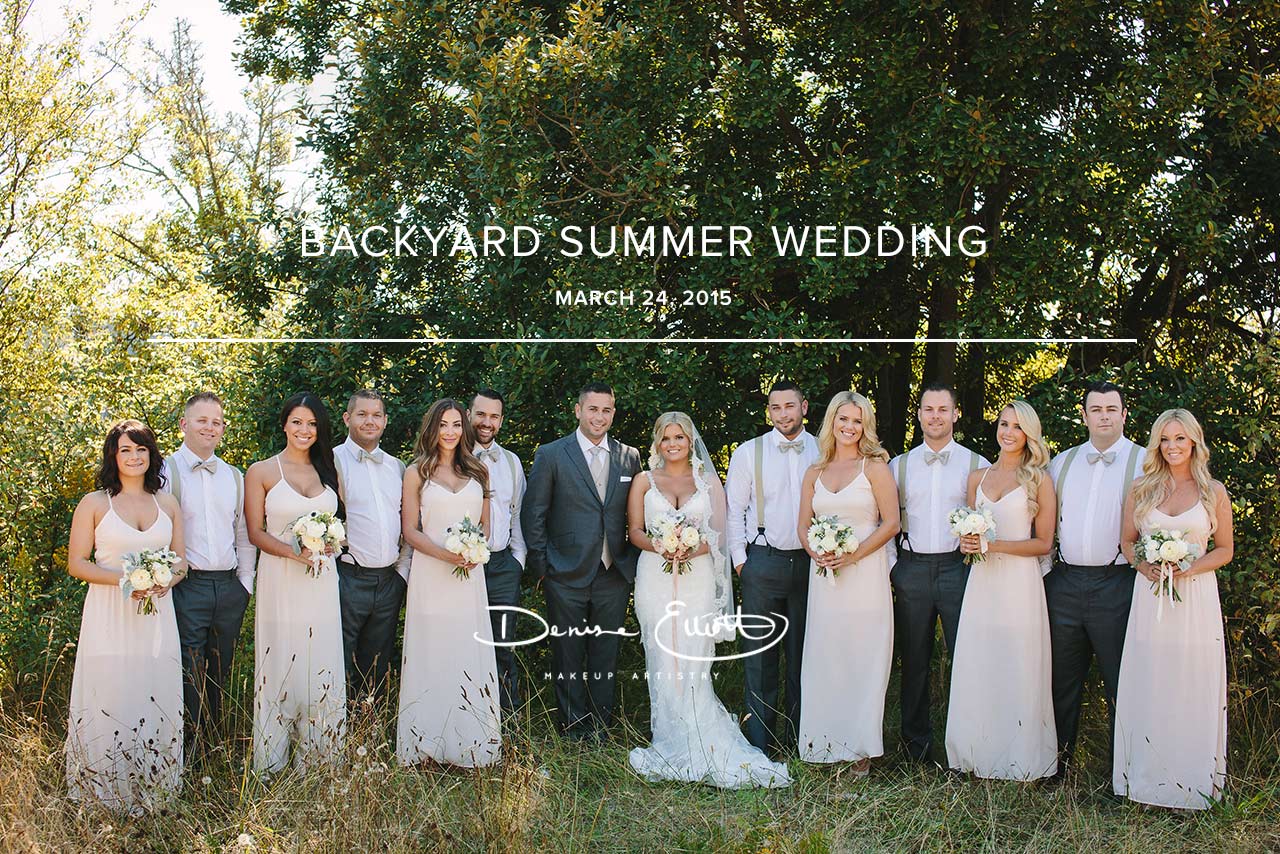 Backyard Summer Wedding
