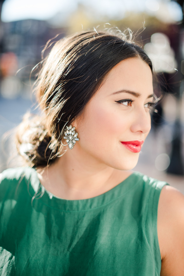 New Year's Eve Makeup: Winged Liner and Red Lips!