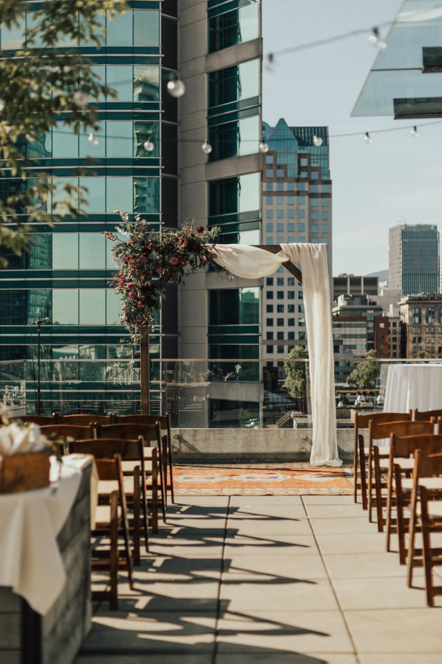 Rooftop Wedding in Vancouver