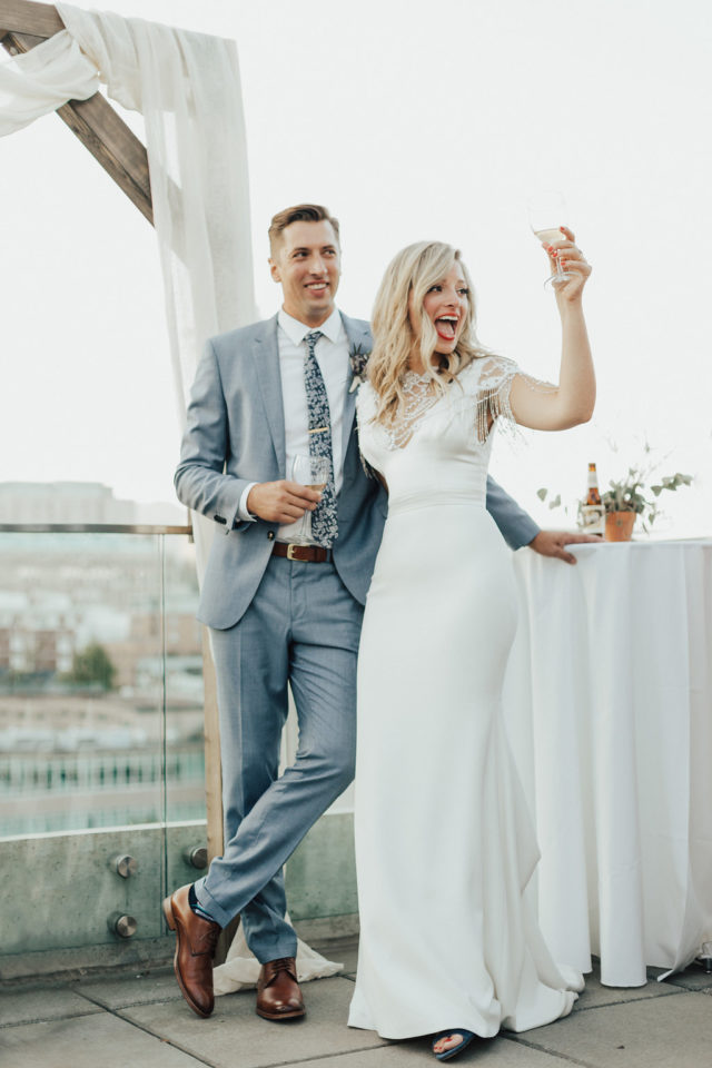 Rooftop Wedding in Vancouver